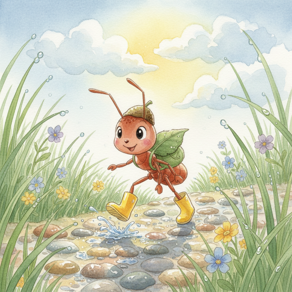 ありすけの はっぱのふね