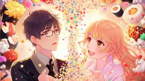 笑う司書と寿司の雨