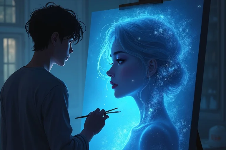 未完の色彩、君の微笑み