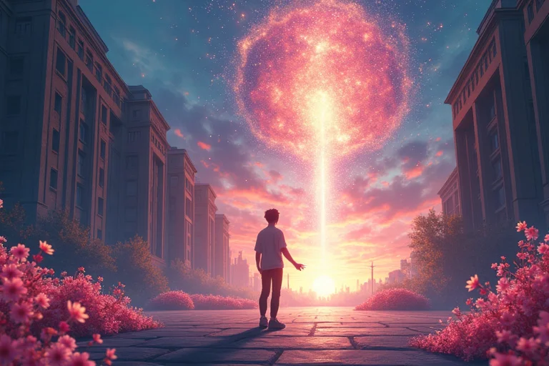 残滓の空、境界の花