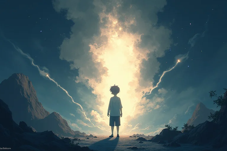 影が僕を見ている