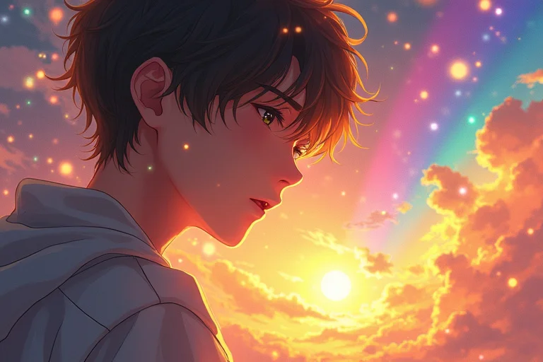 オーラ・アレルギーな僕と、虹色の闖入者