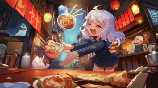 畑中食堂、宇宙人バイト始めました