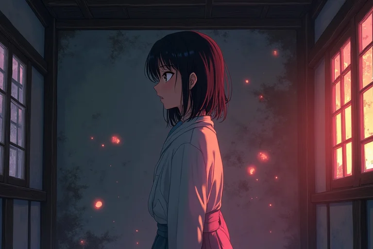 色のない家、記憶の庭