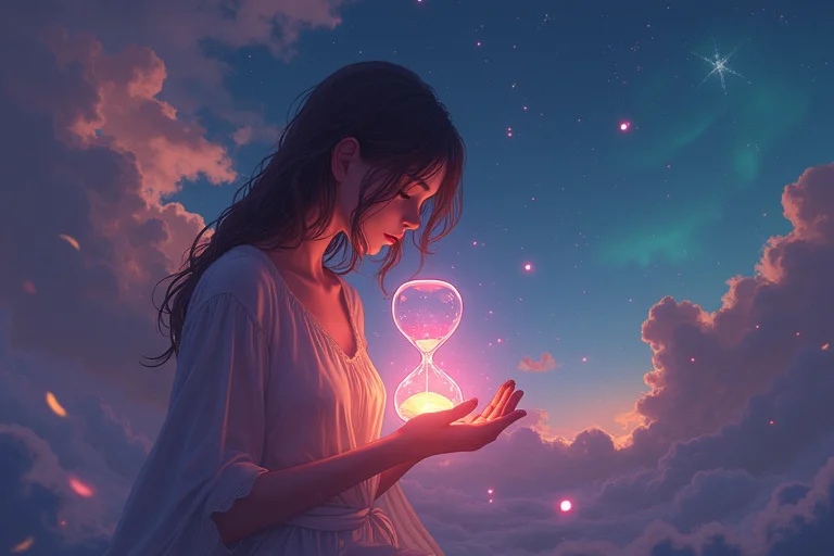 彩の砂時計が紡ぐ、終焉と始まりの詩