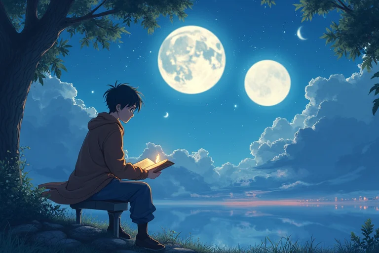 月はふたつ、君はひとり