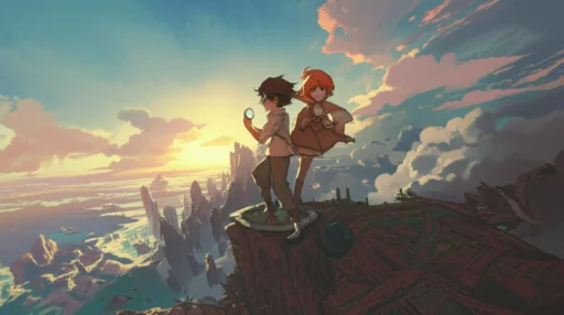 風の羅針盤と天空の島