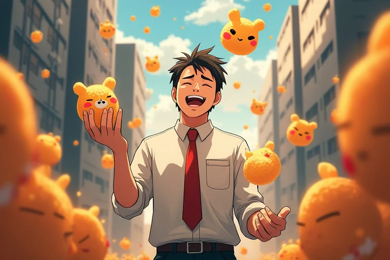 笑う男とたい焼きのワルツ