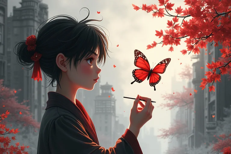 緋色の残光、あるいは時を紡ぐ筆