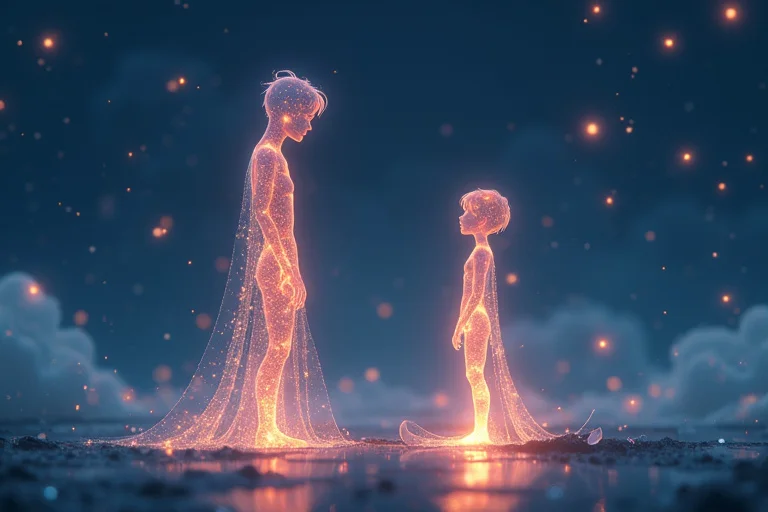 硝子の皮膚、共鳴の文様