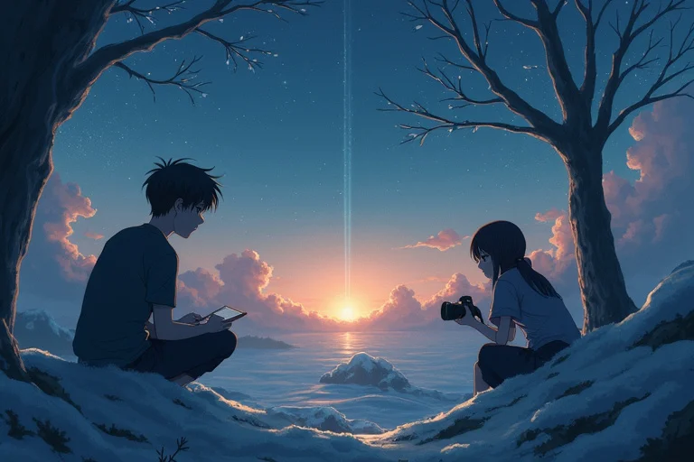 夏空のパレットは、君の色