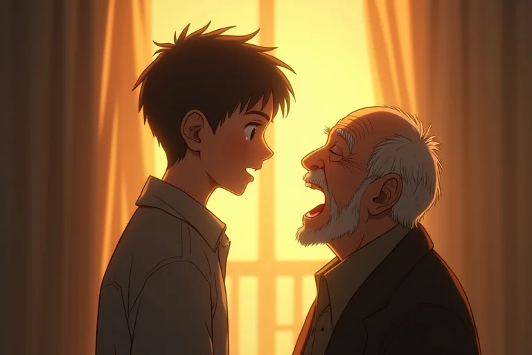 真顔のエージェントと世界の笑いメーター