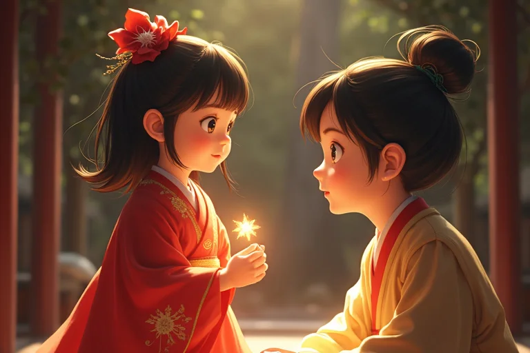 木偶の心、鏡の舞