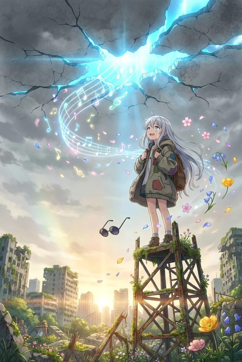 灰色の世界で、君と青を聴く