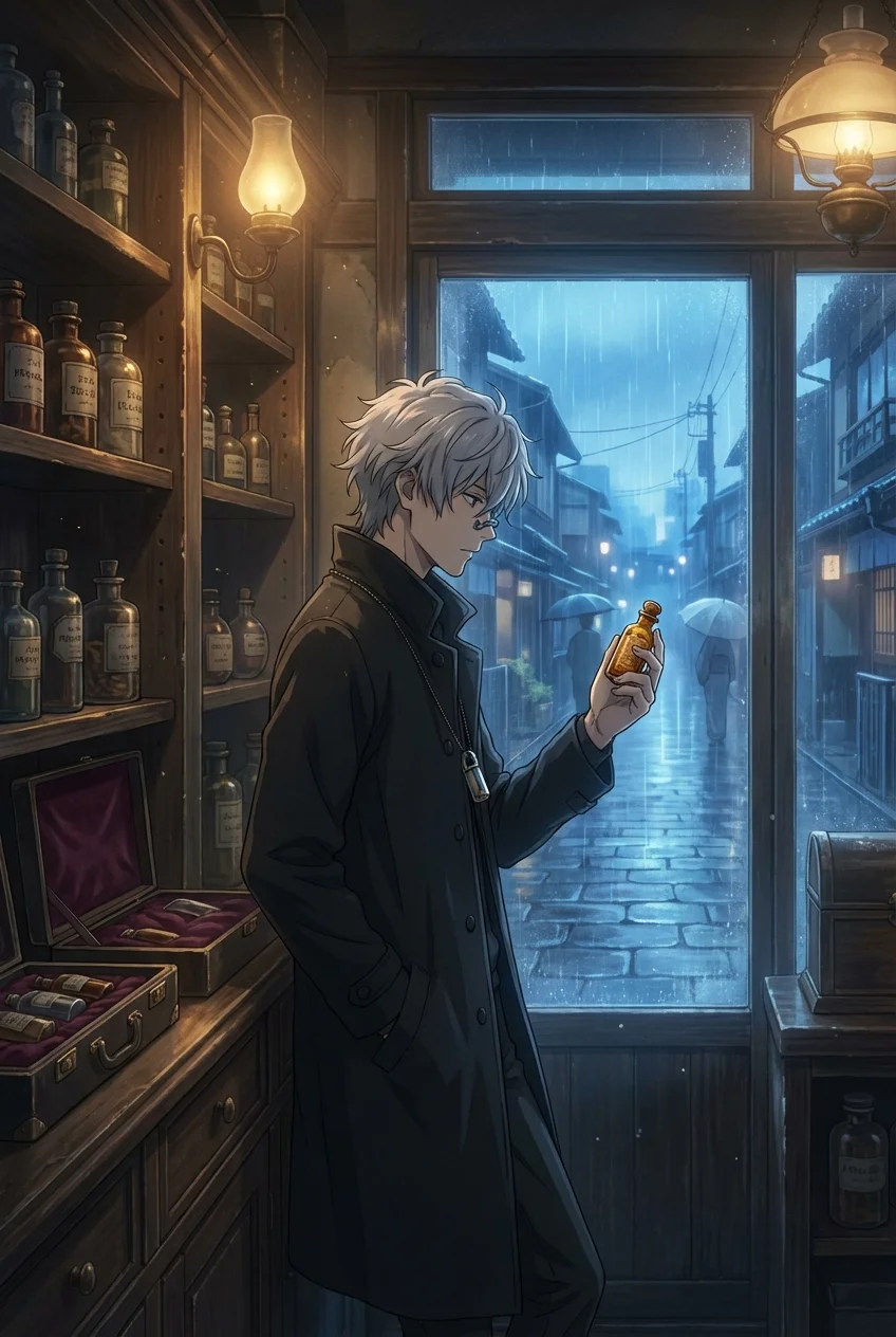 琥珀の罪、雨の赦し