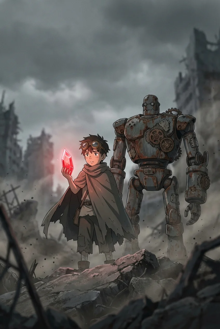 灰色の世界と、最後の夕焼け