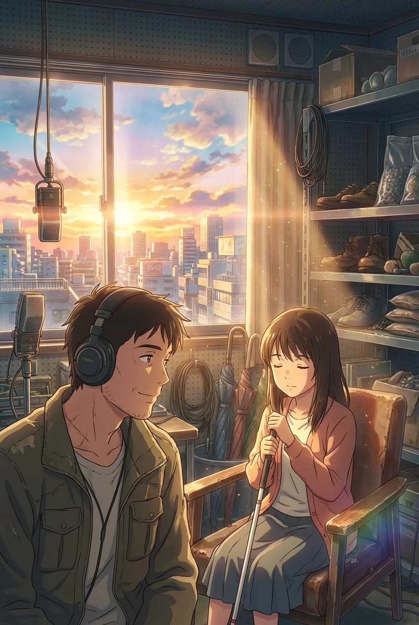 空白の録音スタジオ