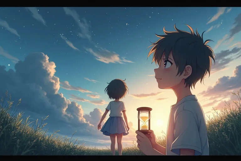 共鳴する砂時計と、透明な僕らの絆