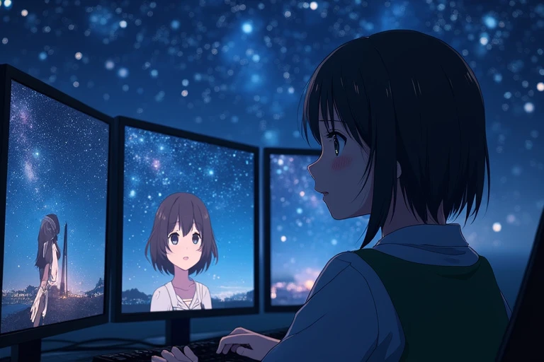 星屑の硝子、雨上がりの共鳴