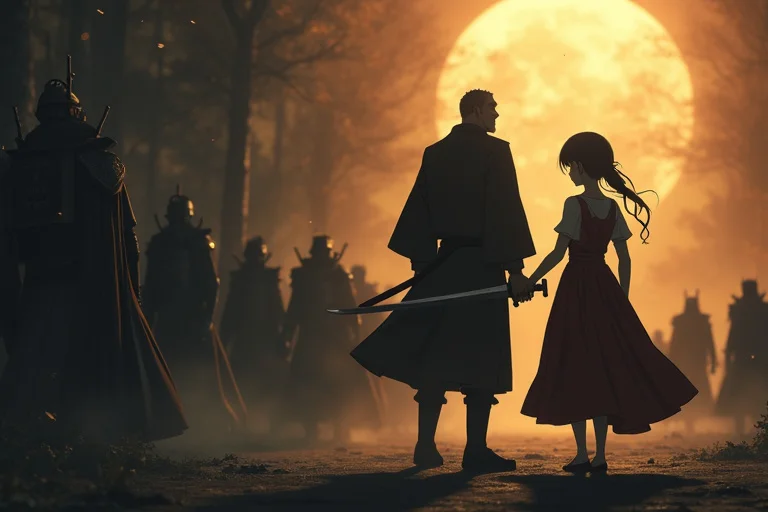 錆色の月、暁の剣