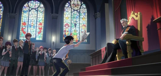 天頂学園、法廷開廷！