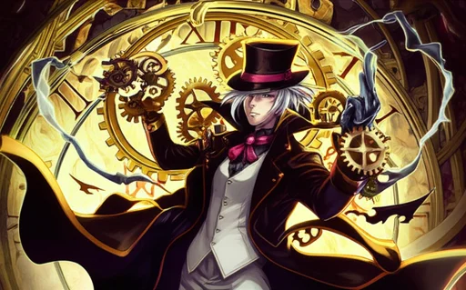 影法師と絡繰（からくり）時計