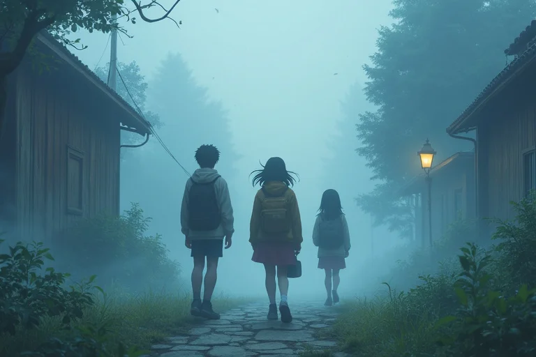 記憶の霧が降る町