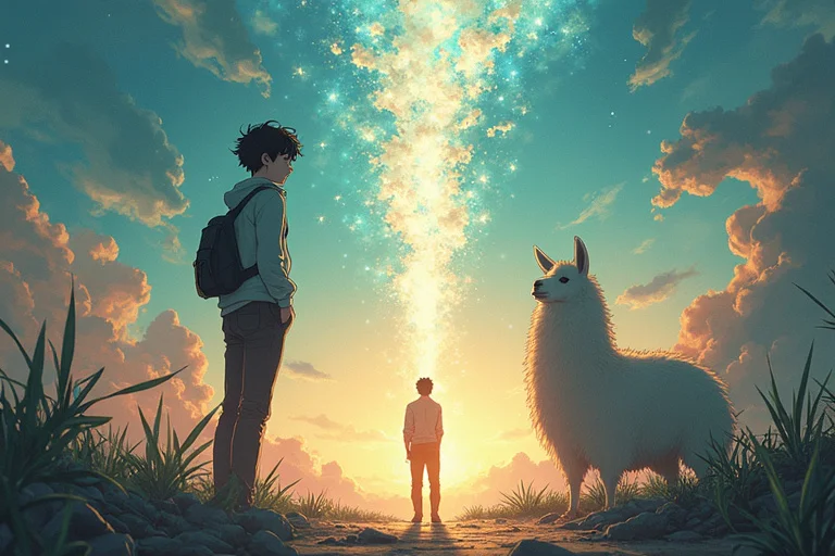 アルパカ議長と宙飛ぶどうでもいい僕