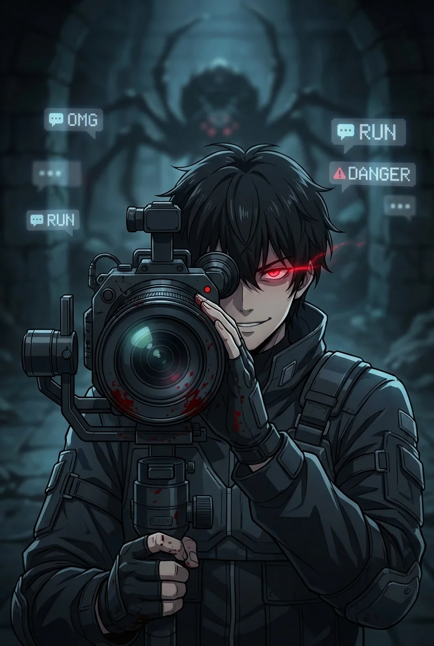 死神のカメラワーク　～底辺ポーターがS級配信者の「死」を撮ったら同接100万超えた件～