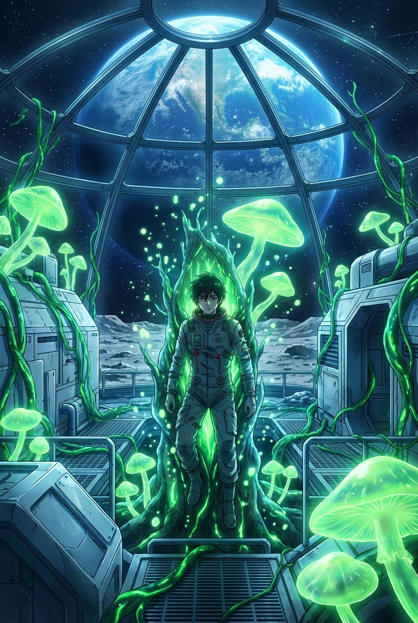 月面、蝕む緑の揺り籠